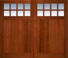 wood garage doors